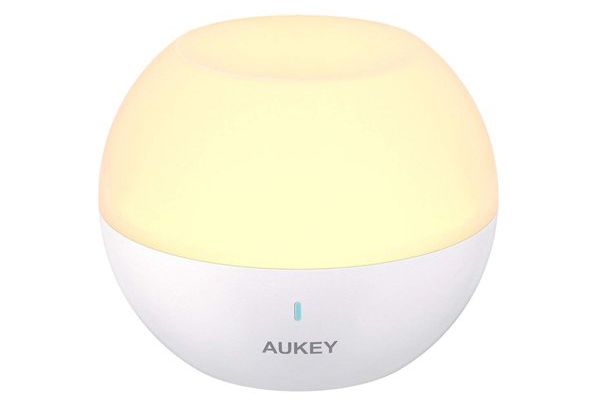 AUKEY LT-ST23 Night Light Touch Rechargeable Bedside Lamp LED RGB