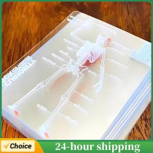 Reusable Body Transparent Playing Cards Multi-Purpose Human Anatomy Playing Cards Collectors Educational Interactive Game