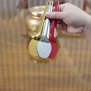 风水轩 已开光 平灰 压灰 香灰匙 香灰铲 香炉平灰铲 香灰耙 压灰铲子 香道 香篆工具 黄铜香灰压香炉清理工具 地主香炉香灰处理铲 家用香炉香灰铲 压灰平灰器 香粉勺子 feng shui Spoon