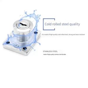 101-16mm Drawer Lock: Quality Cold Rolled Steel & Independent Packaging