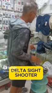 DELTA SIGHT SHOOTER TACTICAL SHORTS BLACK 100% POLY-COTTON ZIP YKK กางเกงผ้าแห้งไว ผ้าเบา Made in THAILAND Tec40store ไรท์สาระกับครูแว่น