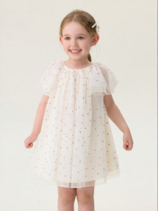Marc&Janie | Girls Butterfly Sleeve Mesh Dress