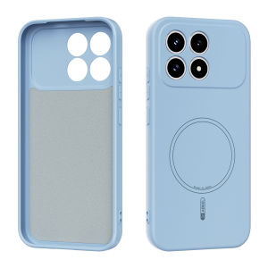 szhaiyu | For Magsafe Magnetic Wireless Charge Silicone Phone Case for Xiaomi Poco F8 Pro F7 Ultra Redmi K90 K80 Pro Max Shockproof Cover