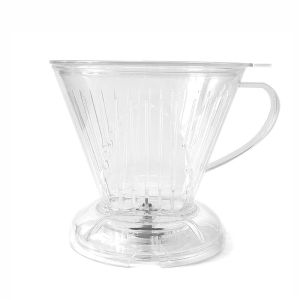 Shareable 5-6 Person Quiet Cup Handbrew Coffee Filter V60 Tea Brewing Filter with Switch Tea Leak No Filter Paper Needed