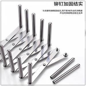 Stainless Steel Expandable Drain Rack Dishware Holder Kitchen Storage Display Cup Rack Multi-Function Industrial Style