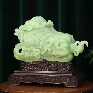 sanstyle | Wealth Attraction Jade Cabbage Figurine