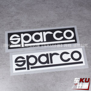 Car Ku Project Sparco Racing Modification Supplies Racing Culture Product Logo Automobile Sticker Reflective Scratch Stickers