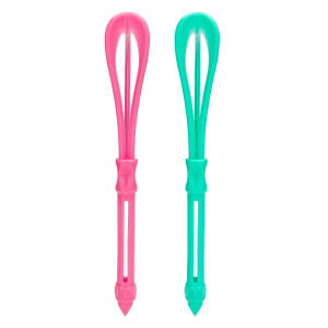 Bộ 2 Dụng Cụ Trộn Màu Tóc Cho Tiệm Cắt Tóc Phụ Kiện Làm Tóc Dụng Cụ Khuấy Nhuộm Tóc Bằng Nhựa Dụng Cụ Chăm Sóc Tóc