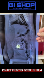 Premium Quality Blue X-Ray Imaging Transfer Film 100 Sheets for Inkjet Printers Inkjet Blue Film X-ray Radiographic Film Waterproof 100 sheets