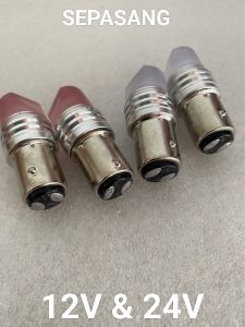 1 PASANG LAMPU LED REM KERAMIK KAKI 2 DC 12V & 24V NYALA LEBIH TERANG