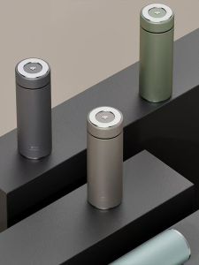 Large Capacity Stainless Steel 316 Insulated Water Bottle for Business Office Men Women Separate Tea Water Cup High Aesthetic Value