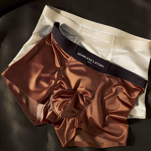 Baisina | Smooth Seamless Antibacterial Luxurious Silk Mens Trunks