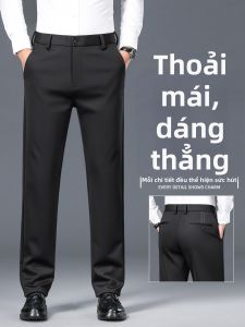 WEIJINSHI | Quần Tây Thẳng Rộng Cao Cấp