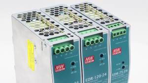 MEAN WELL 2PCS EDR-120 Industrial Din Rail Power Supply AC to DC 12V 24V 48V  120W Single Output Switching Power Supply with PFC
