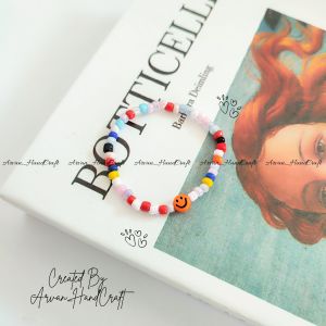 Smile Beads Bracelet // Gelang Manik Manik Mote Smile