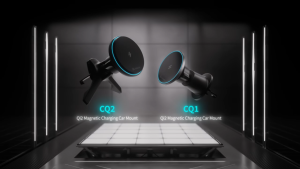 ADAM Elements CQ1 Qi2 15W Magnetic Charging Car Mount with LED Indicator