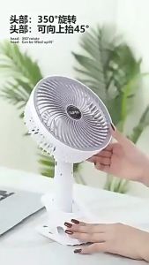 Kipas Mudah Alih MiniKipas 7 inch Mini Portable Fan 8000mah USB TYPE C Table Fan powerful Desktop Fan Handheld fan Clip fan Hanging fan Rechargeable Strong Wind kipas multifunctional camping desk fan outdoor fan viral sejuk kipas angin duduk kuat 风扇小型 小风扇