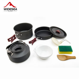 Widesea Camping Cookware Set: Essential Hiking Picnic Equipment