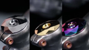 【Ready Stock】1-1/8 inch Bike Stem Top Cap Bicycle Headset Cap Cover with Bolt Gold Silver Rainbow,Crank Nut Rainbow Nut