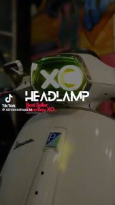 Headlamp Vespa Sprint Model XO DRL Lazy RGB Aplikasi Android Ios X O WD 188