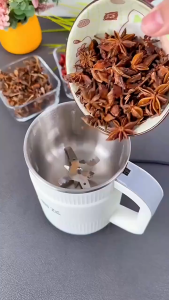 SG-Stock Portable Electric Grinder Medicine Blender Spice Coffee Grinding Machine Small Ultra-Fine Grain Crushing Grind