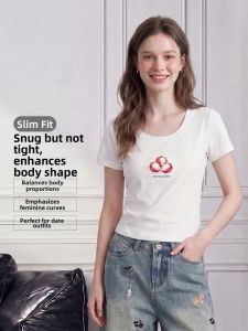 LIDIA | New Design Crop Tee Sweet Style Top