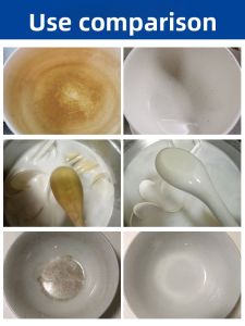 FAKEDA | Dishware Oil Stain Remover Yellow Stain Remover Dishware Glaze Polish Bone China Stain Remover