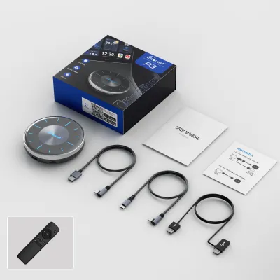 OTTOCAST OttoAiBox P3 CarPlay AI Box Wireless Android Auto TV Box Mini HDMI for Renault Lada Kia Hyundai VW Benz Car Accessories