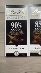 Date 09/26 Socola Lindt Excellence Socola Đắng 85% Thanh 100g - Rich Dark