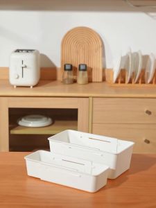 UUOY Drawer Organizers with Dividers Expandable Plastic Storage Box for Bedroom Bathroom Clothes and Kitchen Utensil