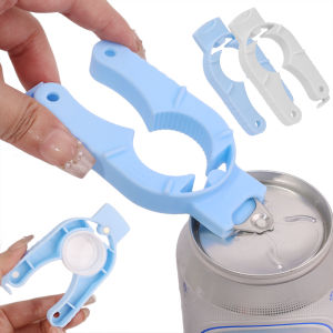 4Pcs Magnetic Wine Bottle Opener Multi-Purpose Water Bottle Beer Can Twist-Off Opener Portable Kitchen Lid Remover for Kids Ladies