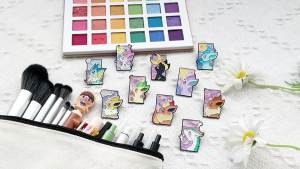 Bandai | Cute Cartoon Fantasy Monster Enamel Pin Brooch Colorful Rectangle Art Style Lapel Badge for Backpack Clothing Decor Fan Gifts