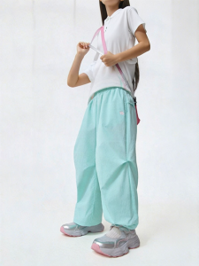 Semir | Lightweight Color Block Print Childrens Pants