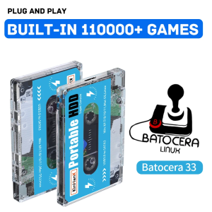 Super Console X Batocera 33 500G Hard Drive Disk 110000+ Retro Video Games For PS1/SS/DC/MAME/ARCADE Plug and Play