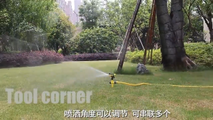 360 Degree Automatic Rotation Sprinkler Adjustable Rocker Arm Nozzle Garden Agricultural Irrigation