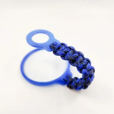 Paracord Strap for Nalgene Wide Mouth Bottle Cap 1L/1.5L (63mm) 500ml (53mm) & wide mouth (38mm)