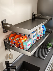 TIANDIYU | Outdoor Balcony Laundry Organizer Wall Mounted Shelving