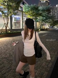 HUOLISI | Knit Loose High Waist Slimming Shorts