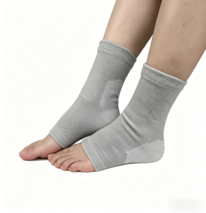 Breathable Compression Ankle Support - Elastic Brace Sleeve S/M/L/XL for Running Fitness Muscle Recovery & Soreness Relief