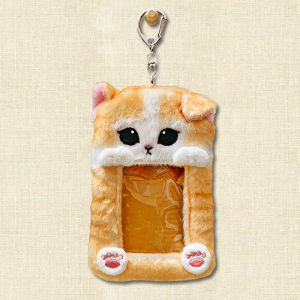 Japanese Style Shark Cat Creative Mofusand Cute Plush Doll Three-Dimensional Storage Certificate Student Card Bag Charm