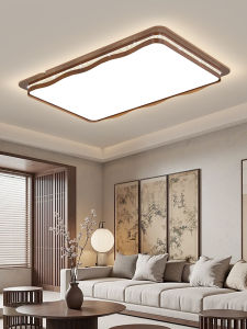 DGY | Vintage Bright Eye-Protecting Wood Grain Ceiling Light 448H