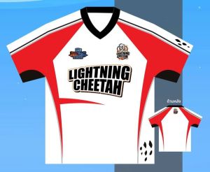 เสื้อยืดแฟชั่นกีฬา Y2K ลาย GMMTV 2025 Thailand Starlympics Shadow Eagle & Starlympics Lightning Cheetah สำหรับผู้หญิง ฤดูร้อน