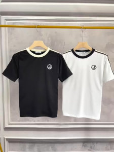 Áo Thun Cổ Tròn LD Viền Tay Ngắn Vải Cotton Co Giãn 4 Chiều Form Regular Fit - TUTEE