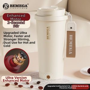 Bemega | Electric Mixing Thermal Cup for Coffee and Soy Milk