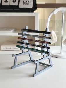 Squat Rack Pen Holder Mini Weight Racks Pencil Holder Gym-themed Unique Shape Fun Desk Accessories