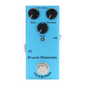 IRIN EF-03 Crunch Distortion Electric Guitar Effect Pedal True Bypass Pedal Distortion Effect Adjustment Knob Metal Case Parts
