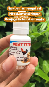 Obat Tetes Mata Hewan Mengobati Mata Merah, Bengkak, dan Berair - Untuk Kambing, Sapi, Ayam, Domba, dan Kuda - 100ml