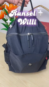 AOLONG Ransel WILLI 5057#  - Tas Ransel Wanita Cantik Backpack Cewek Bahan Parasut Anti Air Bisa COD