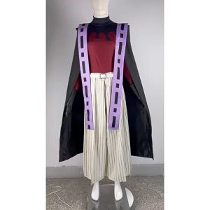 Anime Demon Slayer Douma Cosplay Costume Kinomo Clothes Cloak Halloween Carnival Kimetsu no Yaiba Costume Full set
