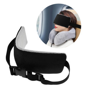 2Pcs Head Support Strap Adjustable Travel Pillow Airplanes Neck Support Band Portable Cars Seat Sleep Aid Head Fixed Strap